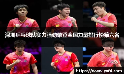 深圳乒乓球队实力强劲荣登全国力量排行榜第六名